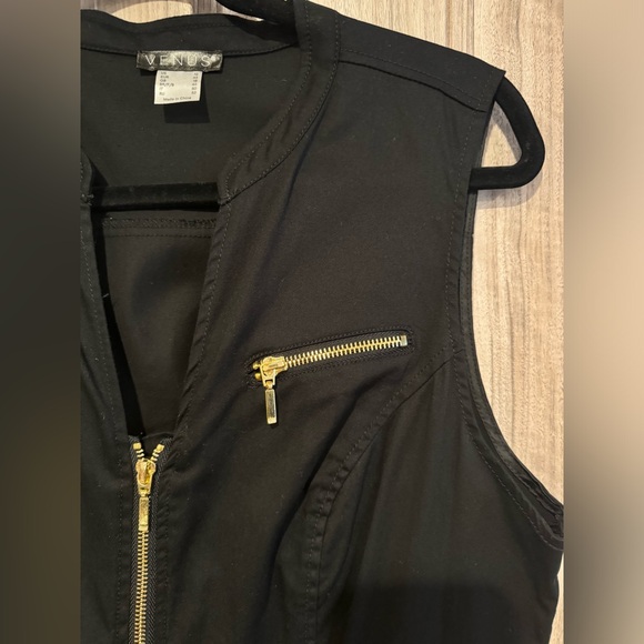 Black Venus Utility Fitted Jumpsuit - Picture 4 of 13